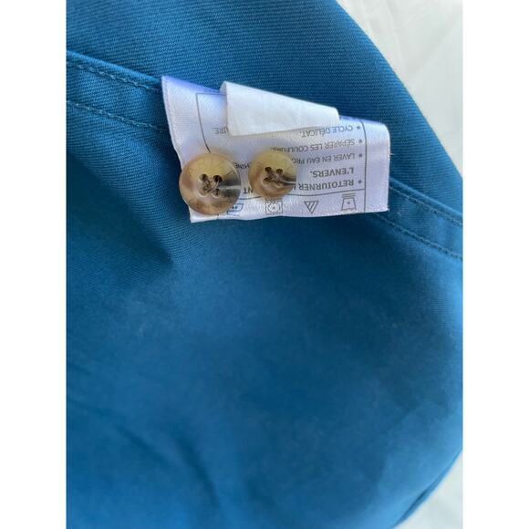 ARIAT men's solid twill classic fit long sleeve LT blue - Picture 5 of 5